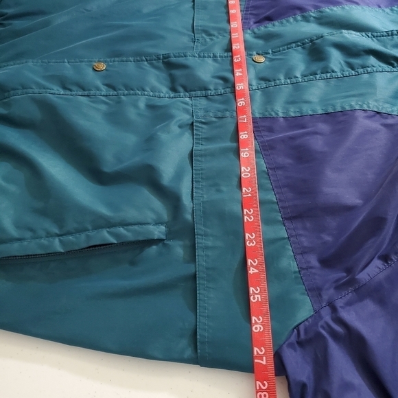 Color-blocked Windbreaker Men's Size XL Retro Performance Jacket Hiking Sporty - Picture 12 of 14
